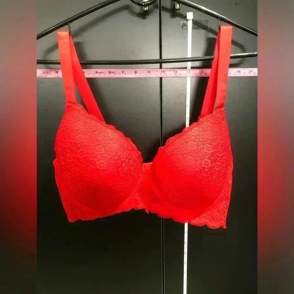 Kiss & Tell Intimates Des Lace overlay,padded,adjustable straps, sexy bralette